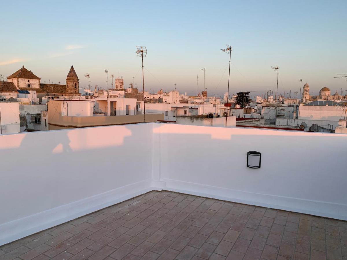 Atico Terraza Cadiz Centro Ascensor Playa De La Caleta公寓 外观 照片