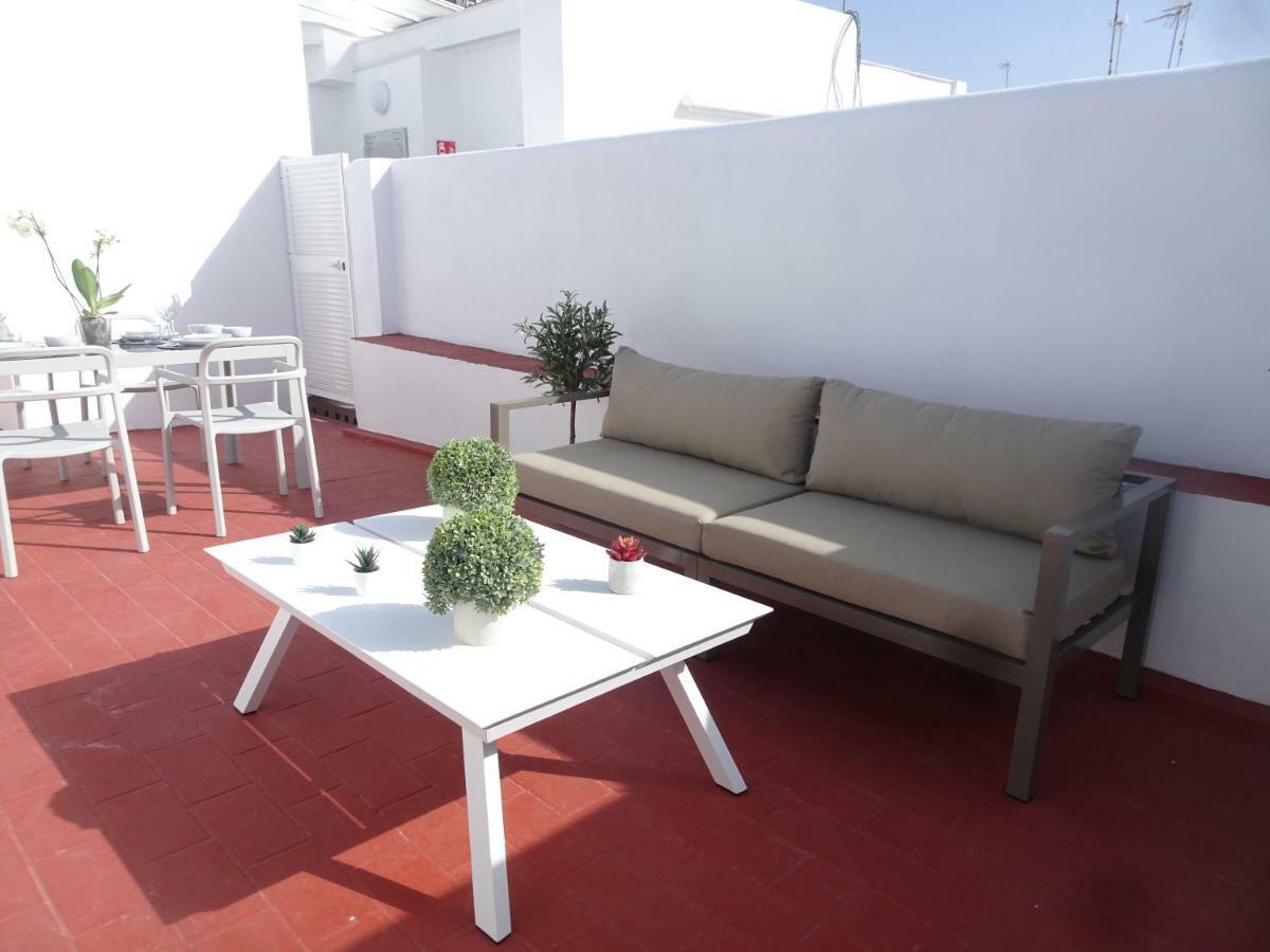Atico Terraza Cadiz Centro Ascensor Playa De La Caleta公寓 外观 照片