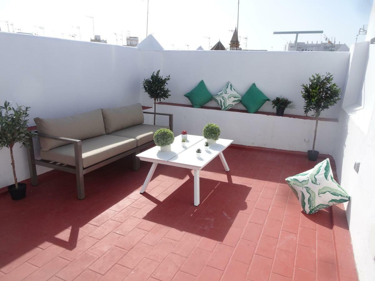 Atico Terraza Cadiz Centro Ascensor Playa De La Caleta公寓 外观 照片